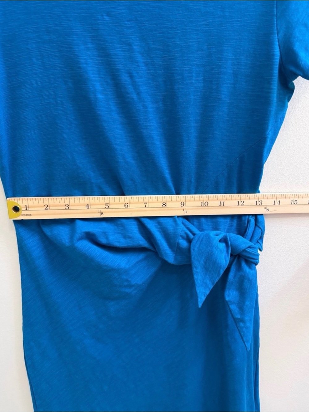 Express Short-Sleeve Tie-Front Knot Mini Dress Tan and Blue XXS BUNDLE OF 2 - Picture 4 of 10